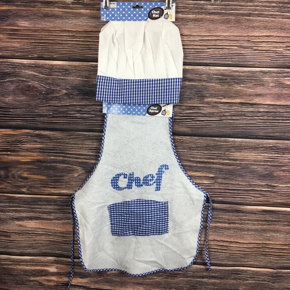 Chef Set Bloody Hat Apron + Sleeve Instant Disguises 0 main image 1